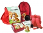 Preview: Kindergartenrucksack rot CHiCO Hund mit Wunschname